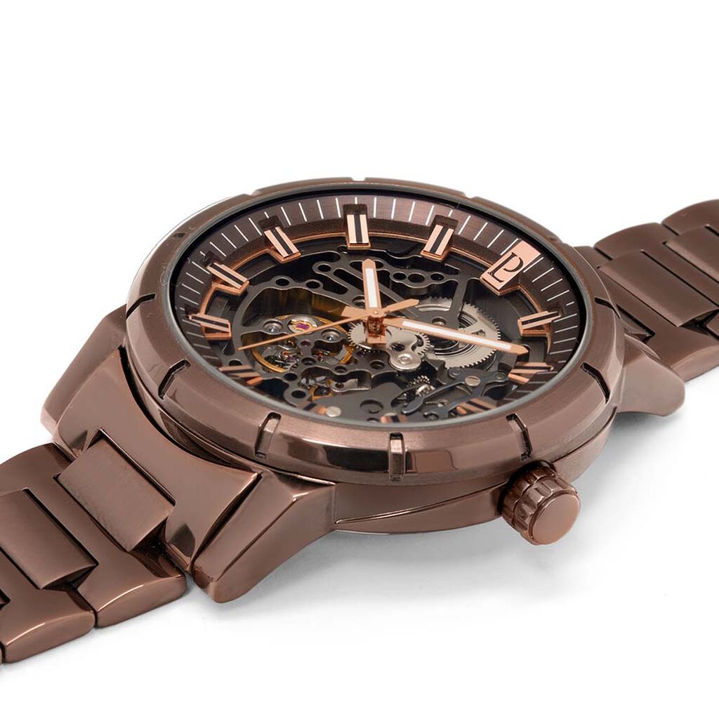 Montre Pierre Lannier Automatic Marron - Montres Homme | Histoire d’Or