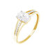 Bague Solitaire Fallon Or Jaune Oxyde De Zirconium - Bagues solitaires Femme | Histoire d’Or