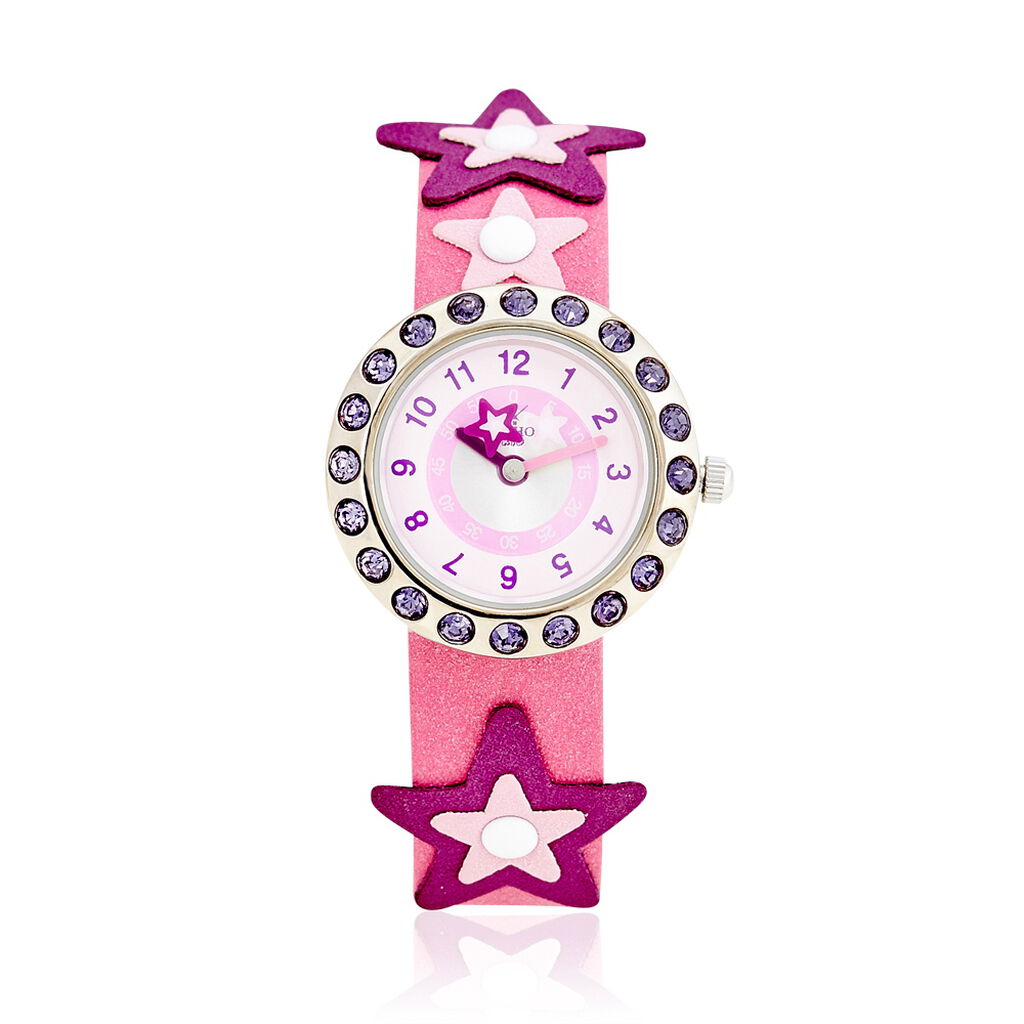 Montre Upp Etoile Rose - Montres Enfant | Histoire d’Or
