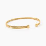 Bracelet Jonc Mendy Argent Dor&eacute; A L'Or 750/1000 - Bracelets joncs Femme | Histoire d&rsquo;Or