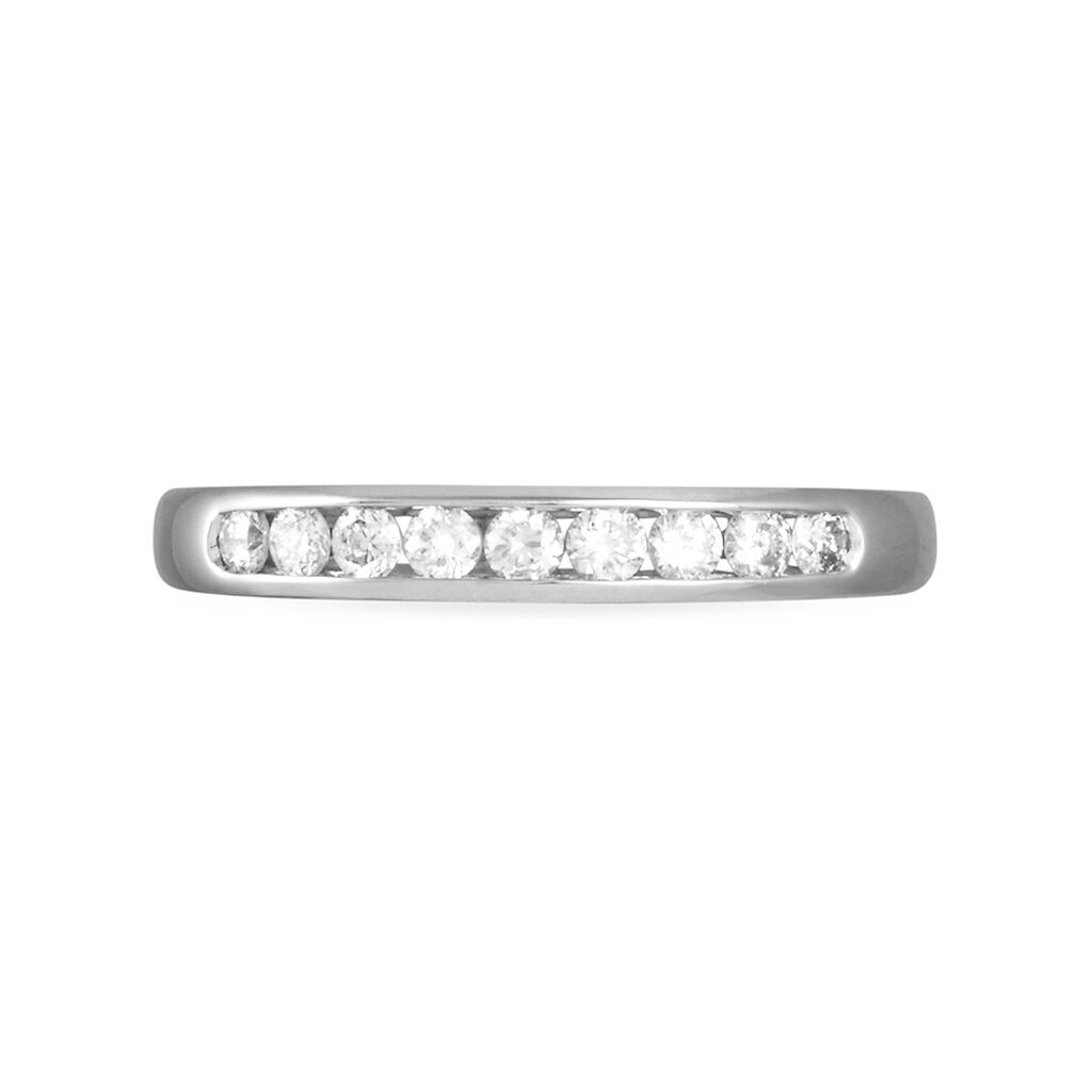 Alliance Giulia Or Blanc Diamant - Alliances Femme | Histoire d’Or