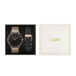 Coffret Montre Cluse Boho Chic Noir - Montres Femme | Histoire d’Or