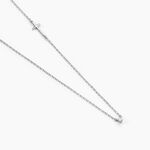 Collier Eloa Argent Blanc Oxyde De Zirconium - Colliers fantaisie Femme | Histoire d&rsquo;Or