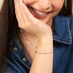 Bracelet Nexus Argent Blanc Oxyde De Zirconium - Bracelets Femme | Histoire d&rsquo;Or