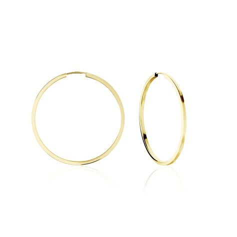 Créoles Benedikta Or Jaune - Boucles d'oreilles créoles Femme | Histoire d’Or