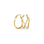 Cr&eacute;oles Ianis Or Bicolore - Boucles d'oreilles cr&eacute;oles Femme | Histoire d&rsquo;Or