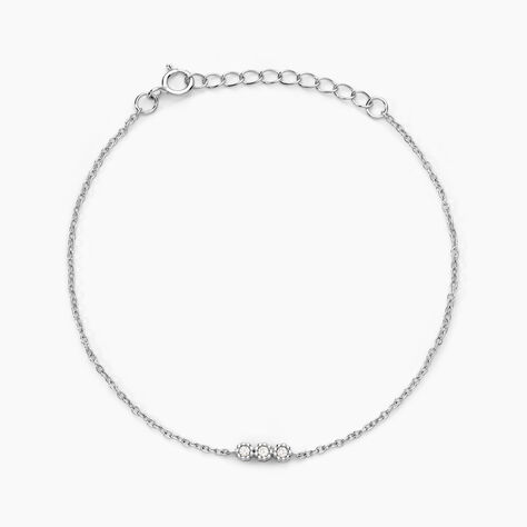 Bracelet Janys Argent Blanc Oxyde De Zirconium - Bracelets Femme | Histoire d’Or