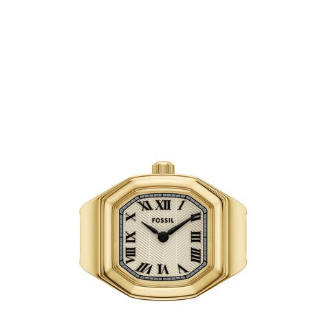 Montre Fossil Harlow Watch Ring Crème - Montres Femme | Histoire d’Or