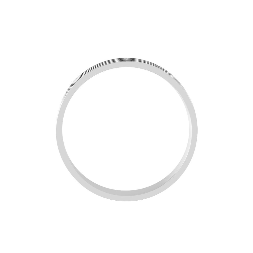 Alliance Rhodium Ruban Plat Palladium Bicolore - Alliances Homme | Histoire d’Or