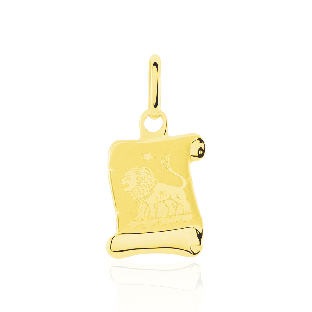 Pendentif Lamie Zodiaque Parchemin Or Jaune - Pendentifs Zodiaque Famille | Histoire d’Or