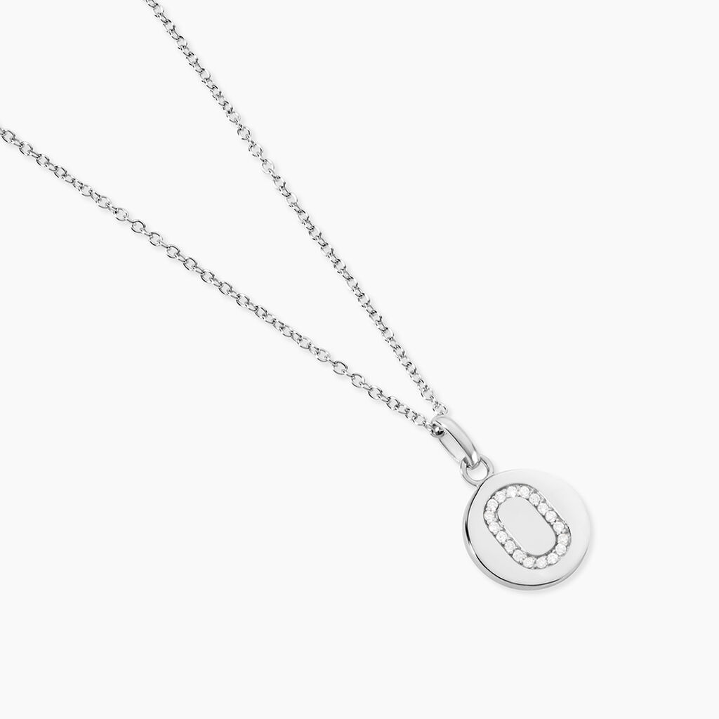 Collier Argent Eugenien Oxydes De Zirconium - Colliers fantaisie Femme | Histoire d&rsquo;Or