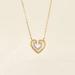 Collier Love Is In The Air Or Jaune Oxyde De Zirconium - Colliers Femme | Histoire d&rsquo;Or