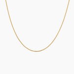 Chaine Iris Maille Gourmette Argent Dor&eacute; A L'Or 750/1000 - Chaines Unisex | Histoire d&rsquo;Or