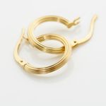 Creoles Or Jaune Miempie - Boucles d'oreilles cr&eacute;oles Femme | Histoire d&rsquo;Or