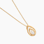 Collier Loetitia Plaqu&eacute; Or Jaune Oxyde De Zirconium - Colliers Femme | Histoire d&rsquo;Or