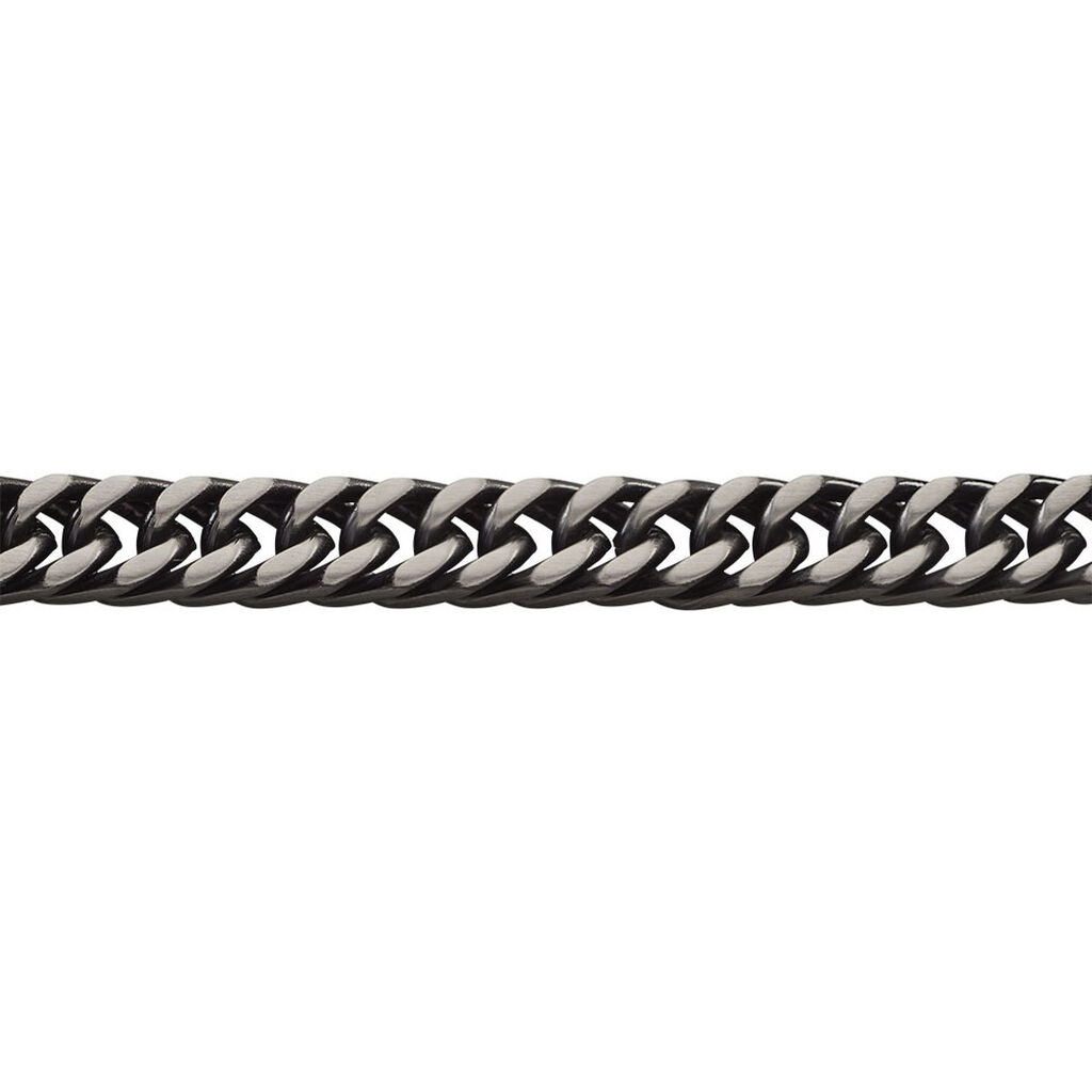 Bracelet Acier Noir Et Gris Cristiano - Bracelets Homme | Histoire d’Or