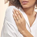 Bague Solitaire Elisa Or Blanc Diamant - Bagues solitaires Femme | Histoire d&rsquo;Or
