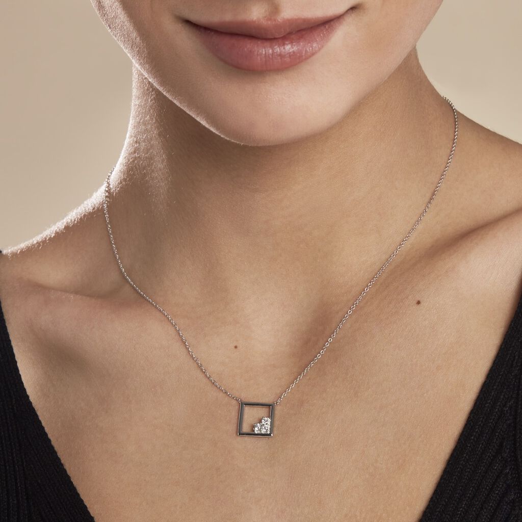 Collier Argent Mettild Oxydes De Zirconium - Colliers fantaisie Femme | Histoire d’Or
