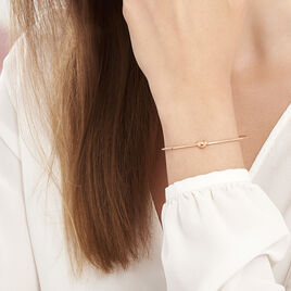 Bracelet Jonc Ania Argent Rose - Bracelets fantaisie Femme | Histoire d’Or
