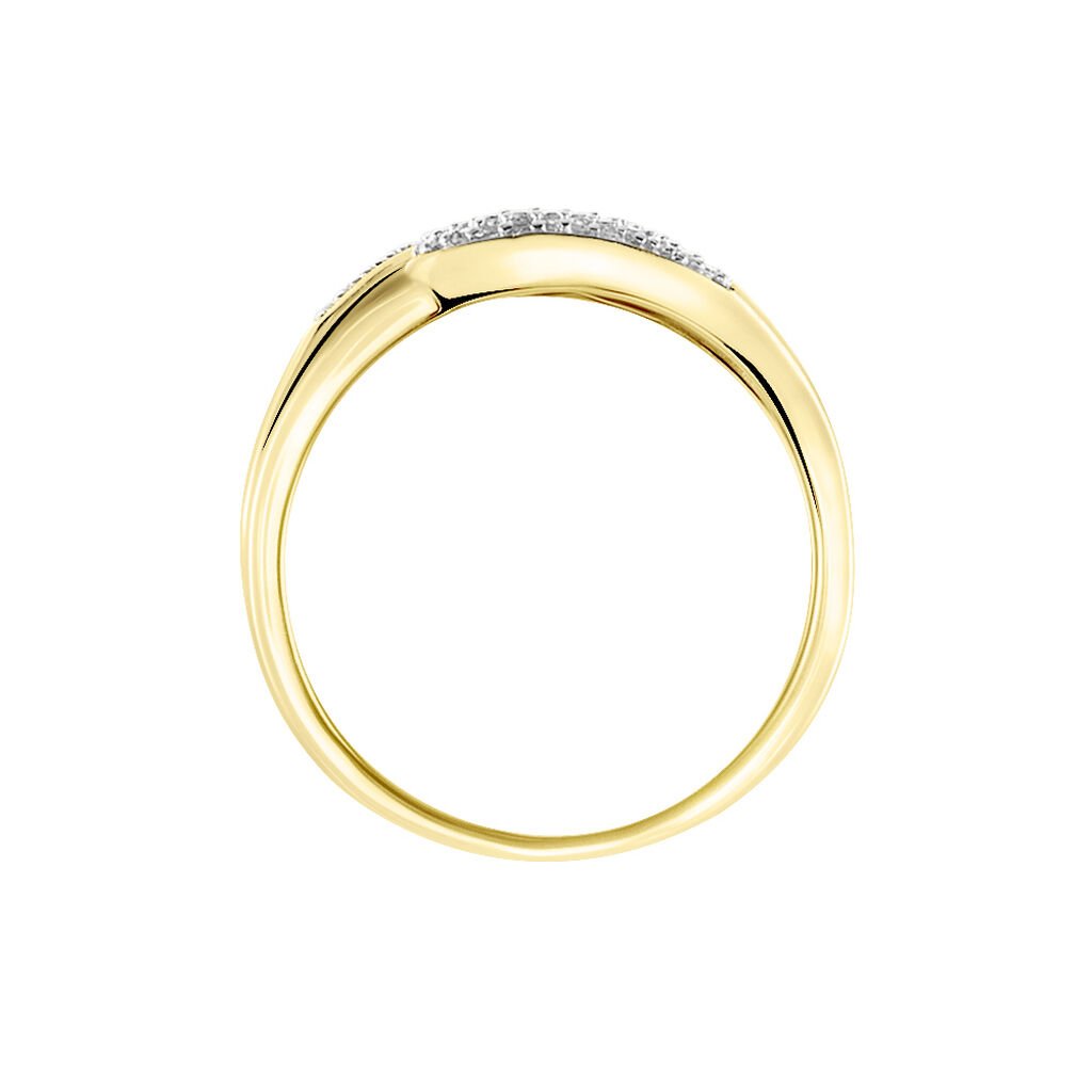 Bague Melisianne Or Jaune Diamant - Bagues avec pierre Femme | Histoire d&rsquo;Or