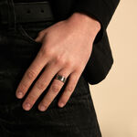 Bague Line Acier Blanc - Bagues fantaisie Homme | Histoire d&rsquo;Or