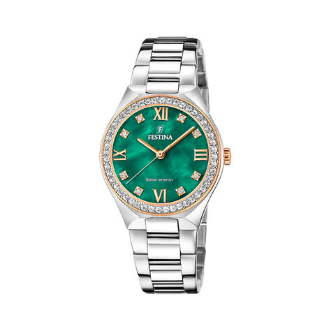 Montre Festina Solar Energy Vert - Montres Femme | Histoire d&rsquo;Or