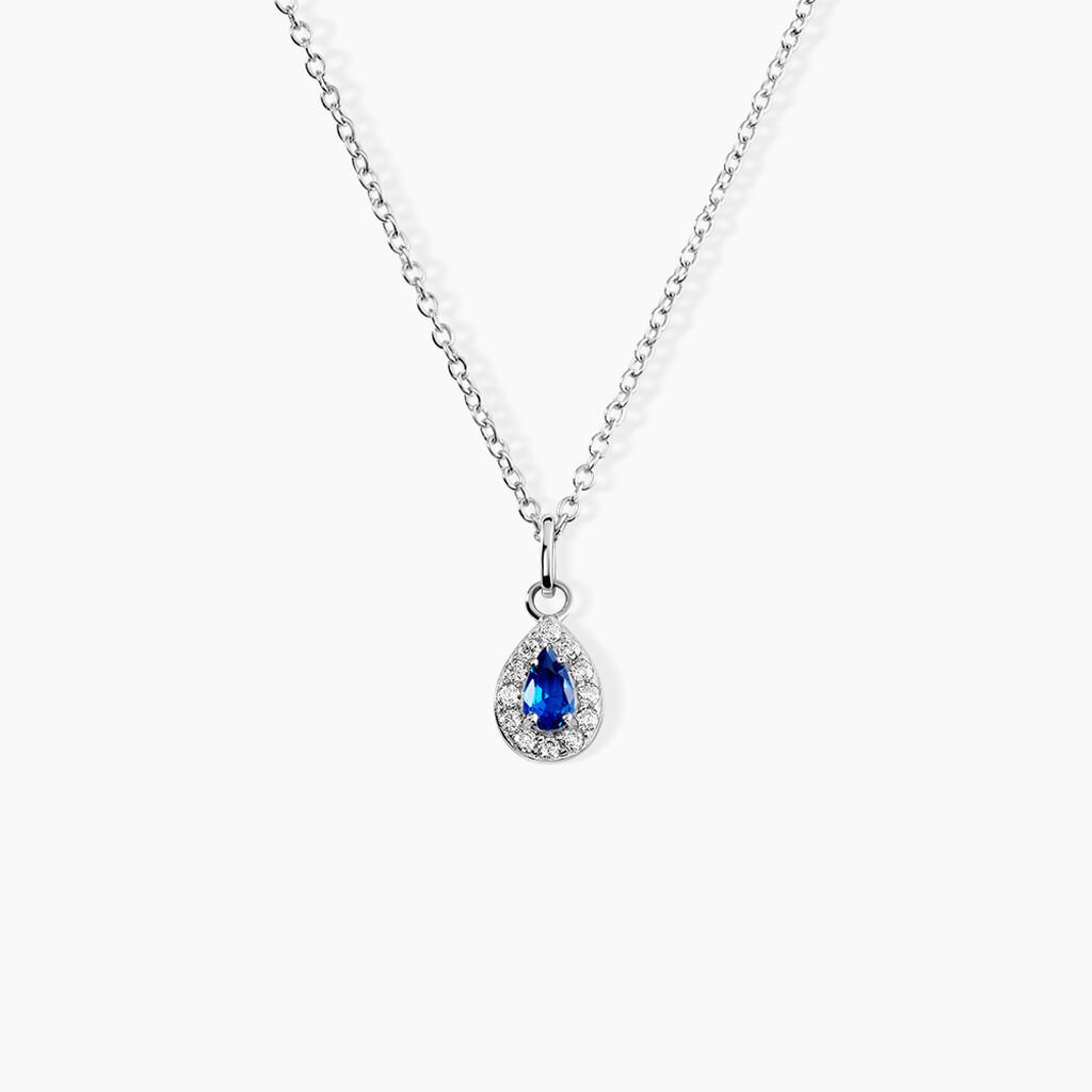 Collier Tania Argent Blanc Oxyde De Zirconium - F&ecirc;te des m&egrave;res Femme | Histoire d&rsquo;Or