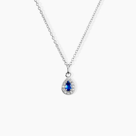 Collier Tania Argent Blanc Oxyde De Zirconium - F&ecirc;te des m&egrave;res Femme | Histoire d&rsquo;Or