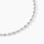 Collier Carrus Argent Blanc - Chaines Homme | Histoire d&rsquo;Or