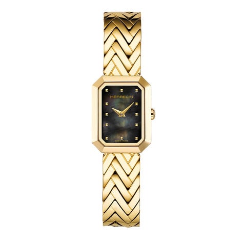 Montre Herbelin Octogone Nacre Noire - Montres Femme | Histoire d&rsquo;Or