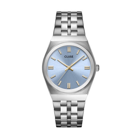 Montre Cluse Retro 70's Bleu - Montres Femme | Histoire d&rsquo;Or
