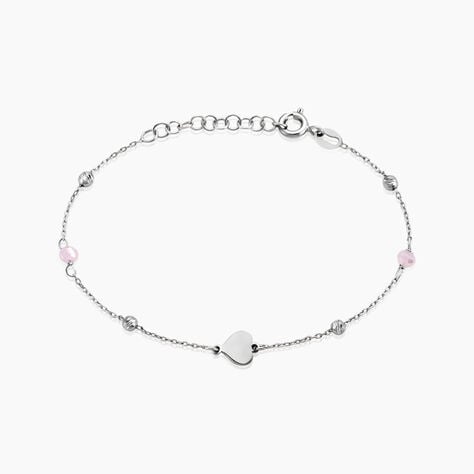 Bracelet Onelia Argent Blanc Cristal - Bracelets Femme | Histoire d&rsquo;Or