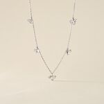 Collier Narcisse Dream Argent Blanc - Colliers fantaisie Femme | Histoire d&rsquo;Or