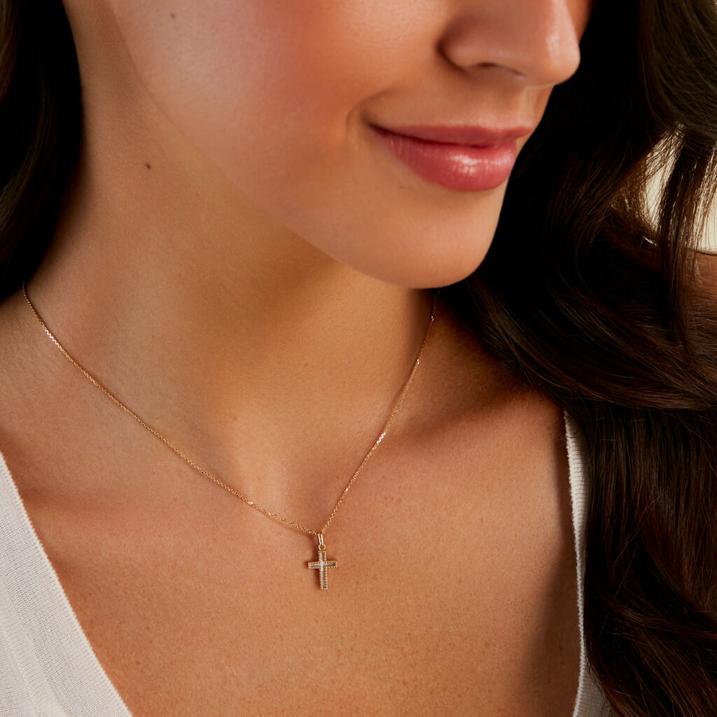 Pendentif Endre Or Jaune Nacre - Pendentifs Communion Femme | Histoire d&rsquo;Or