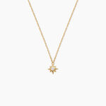 Collier Astralia Argent Dor&eacute; A L'Or 750/1000 Oxyde De Zirconium - Colliers Femme | Histoire d&rsquo;Or