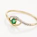 Bague Or Jaune Karmele Emeraude - Bagues solitaires Femme | Histoire d’Or