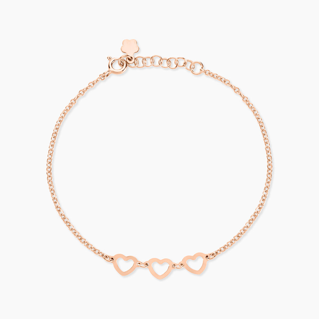 Bracelet Trinity Argent Rose - Bracelets Femme | Histoire d&rsquo;Or