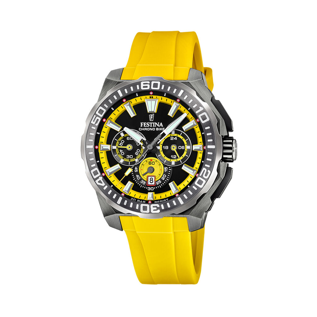 Montre Festina Chrono Bike 3 Noir - Montres Homme | Histoire d&rsquo;Or