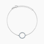 Bracelet Ambroisie Argent Blanc Oxyde De Zirconium - Bracelets Femme | Histoire d&rsquo;Or