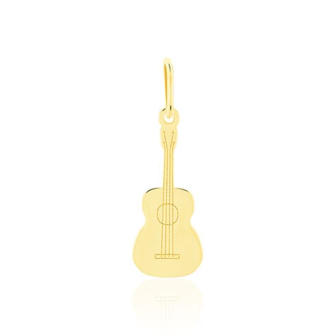 Pendentif Fatema Musique Guitare Or Jaune - Pendentifs Famille | Histoire d’Or