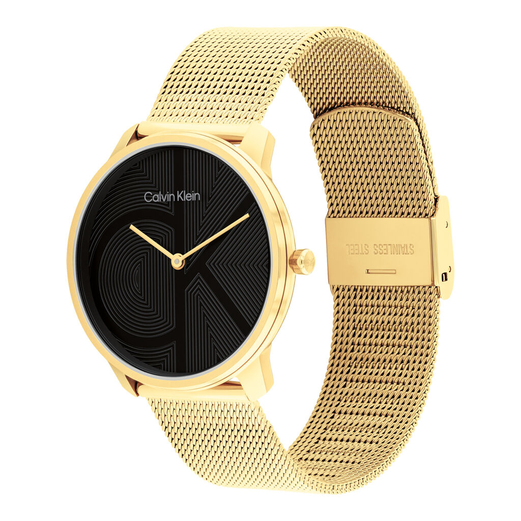 Montre Calvin Klein Ck Iconic Noir - Montres Femme | Histoire d&rsquo;Or