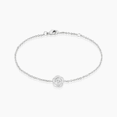 Bracelet Cyllene Argent Blanc Oxyde De Zirconium - Bracelets Femme | Histoire d’Or