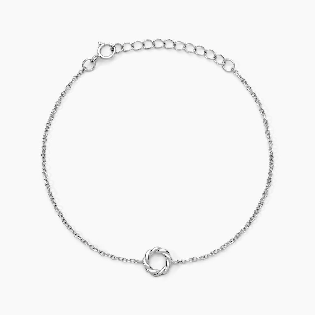 Bracelet Winona Argent Blanc - Bijoux sans pierre Femme | Histoire d&rsquo;Or