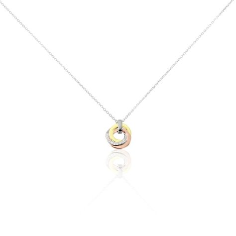 Collier Or Tricolore Vanadissa Diamants - Colliers Femme | Histoire d’Or