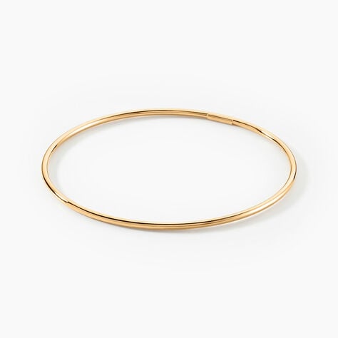 Bracelet Jonc Xylina Fil Rond Lisse Or Jaune - Bracelets joncs Famille | Histoire d&rsquo;Or