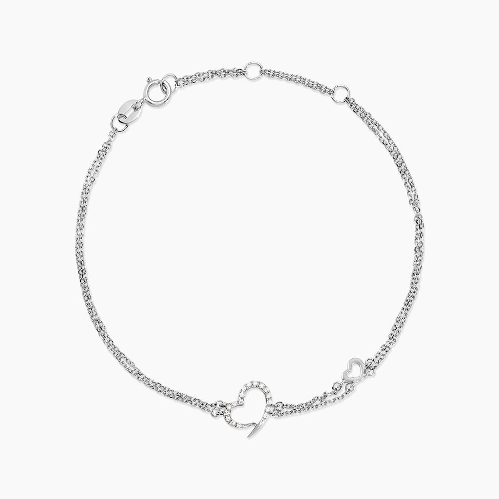 Bracelet Louise Or Blanc Diamant - Bracelets Femme | Histoire d’Or