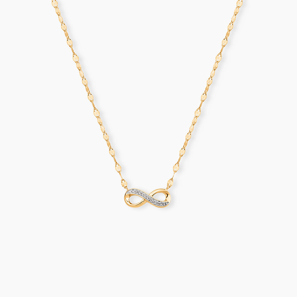 Collier Or Jaune Abimael Diamants - F&ecirc;te des m&egrave;res Femme | Histoire d&rsquo;Or