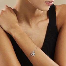 Bracelet Modernity Acier Blanc - Bracelets Coeur Femme | Histoire d’Or