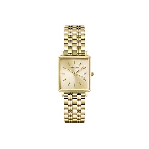 Montre Rosefield Boxy Xs Champagne - Montres Femme | Histoire d&rsquo;Or