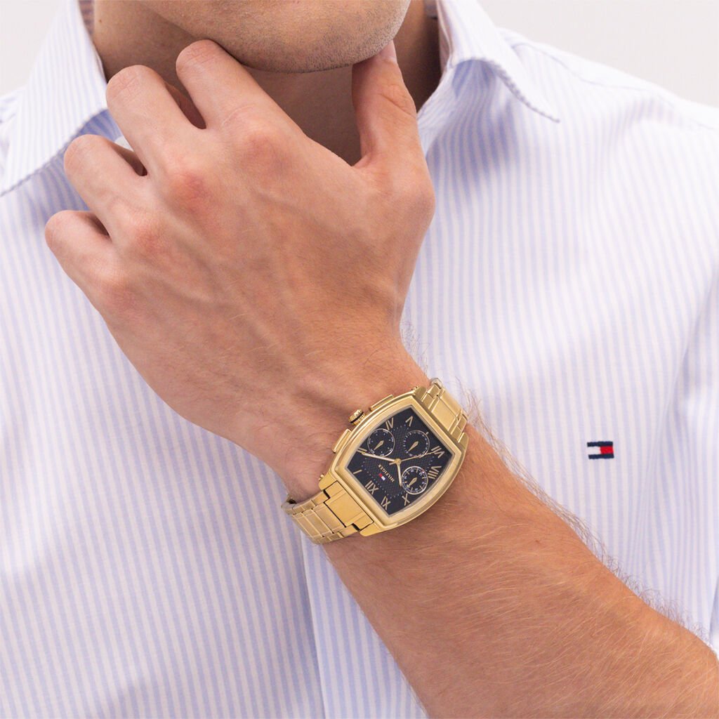 Montre Tommy Hilfiger Th-Oxford Noir - Montres Homme | Histoire d&rsquo;Or